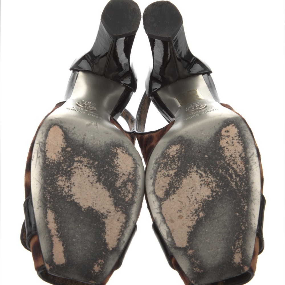 DOLCE AND GABBANA ponyhair slingback leopard pumps (Authentic pre-loved) - Picture 5 of 5